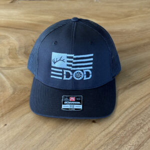 DOD Trucker Flag Hat Black