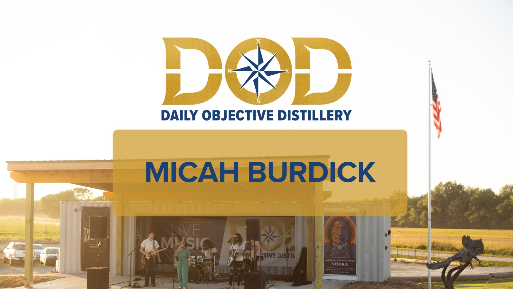 Micah Burdick | LIVE MUSIC at Daily Objective Distillery | Thursday, March 5