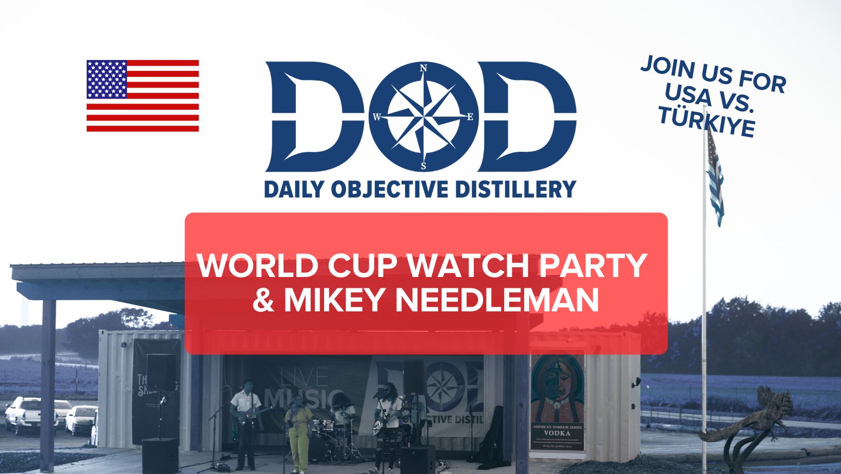 USA World Cup Watch Party | Mikey Needleman | LIVE MUSIC at DOD | Thursday, June 25