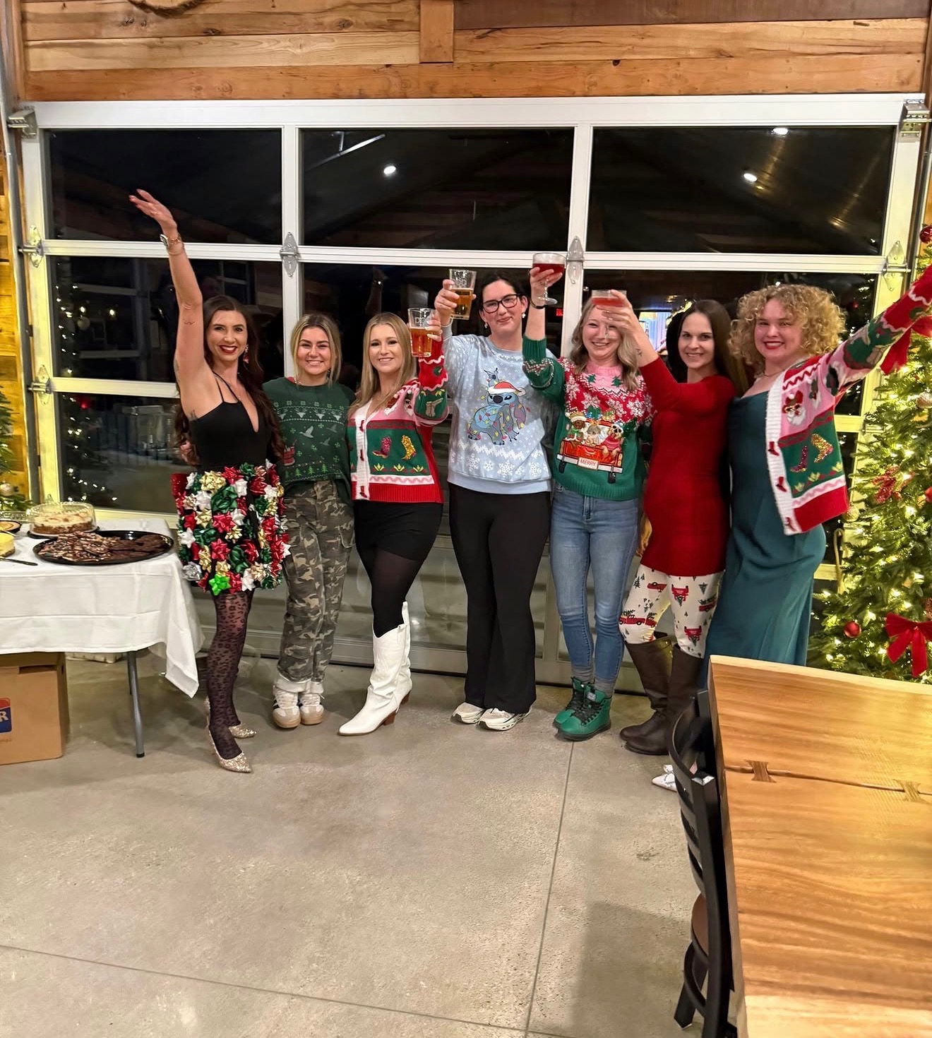 holiday party at daily objective distillery